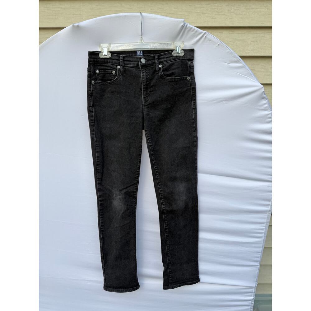 GAP Light Wash & Black High Waisted Straight Leg Jean Bundle Sz. 27/28 - Picture 2 of 14